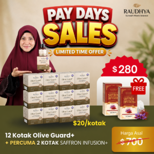 PAYDAY PREMIUM PROMOSI 12 KOTAK + FREE X2 SAFFRON